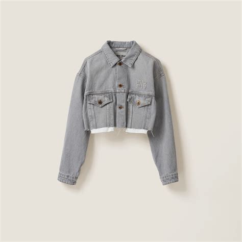 jean miu miu|miu michael jacket.